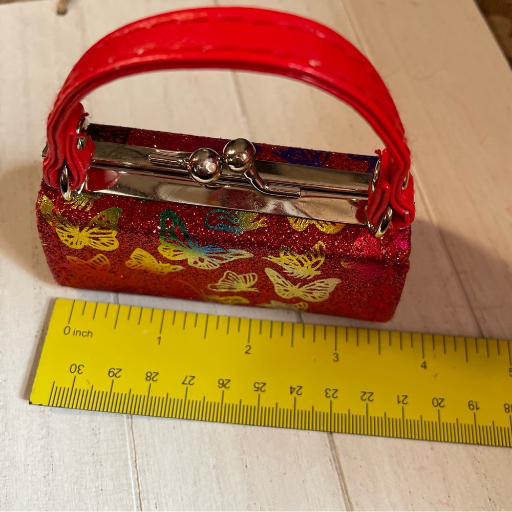 Tiny tic.tok Mini Purse with Butterfly design